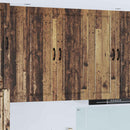 vidaXL Fali Szekrény PORTO Öreg fa 40 x 31 x 100 cm Faanyag