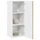 vidaXL Fali Szekrény PORTO Öreg fa 40 x 31 x 100 cm Faanyag