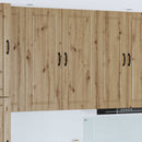 vidaXL Fali Szekrény PORTO Artisan tölgy 40 x 31 x 100 cm Faanyag