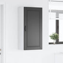 vidaXL Fali Szekrény PORTO Fekete 50 x 31 x 100 cm Faanyag