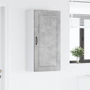 vidaXL Fali Szekrény PORTO Beton Szürke 50 x 31 x 100 cm Faanyag