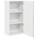 vidaXL Fali Szekrény PORTO Beton Szürke 50 x 31 x 100 cm Faanyag