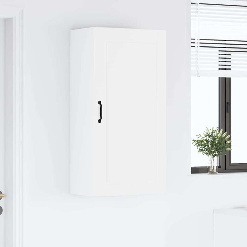 vidaXL Fali konyhaszekrény Magas Fényű Fehér 50 x 31 x 100 cm Faanyag