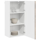 vidaXL Fali Szekrény PORTO Füstölt tölgy 50 x 31 x 100 cm Faanyag