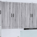 vidaXL Fali Szekrény PORTO Szürke Sonoma 50 x 31 x 100 cm Faanyag
