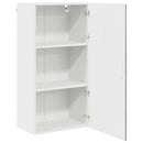 vidaXL Fali Szekrény PORTO Szürke Sonoma 50 x 31 x 100 cm Faanyag