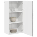 vidaXL Fali Szekrény PORTO Szürke Sonoma 50 x 31 x 100 cm Faanyag