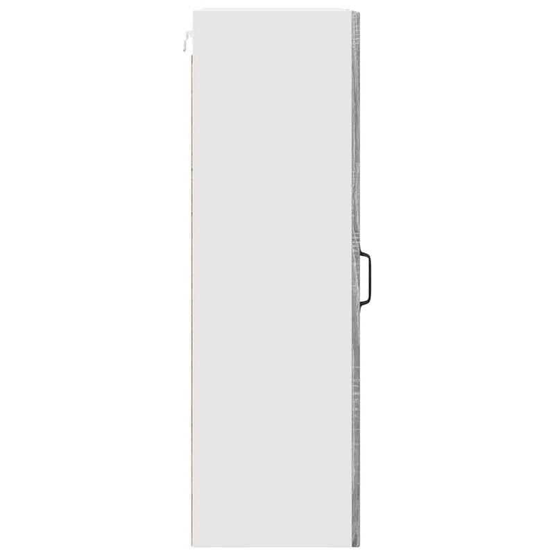 vidaXL Fali konyhaszekrény Szürke Sonoma 50 x 31 x 100 cm Faanyag