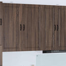 vidaXL Fali Szekrény PORTO Barna Tölgy 50 x 31 x 100 cm Faanyag