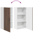 vidaXL Fali Szekrény PORTO Barna Tölgy 50 x 31 x 100 cm Faanyag