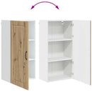 vidaXL Fali Szekrény PORTO Artisan tölgy 50 x 31 x 100 cm Faanyag