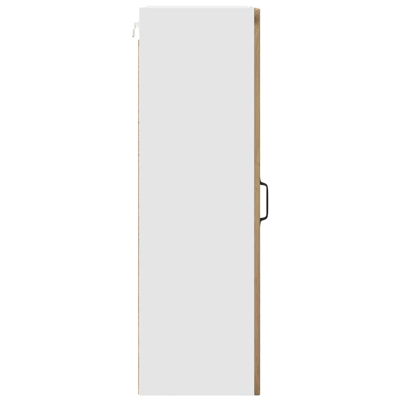 vidaXL Fali konyhaszekrény Artisan tölgy 50 x 31 x 100 cm Faanyag