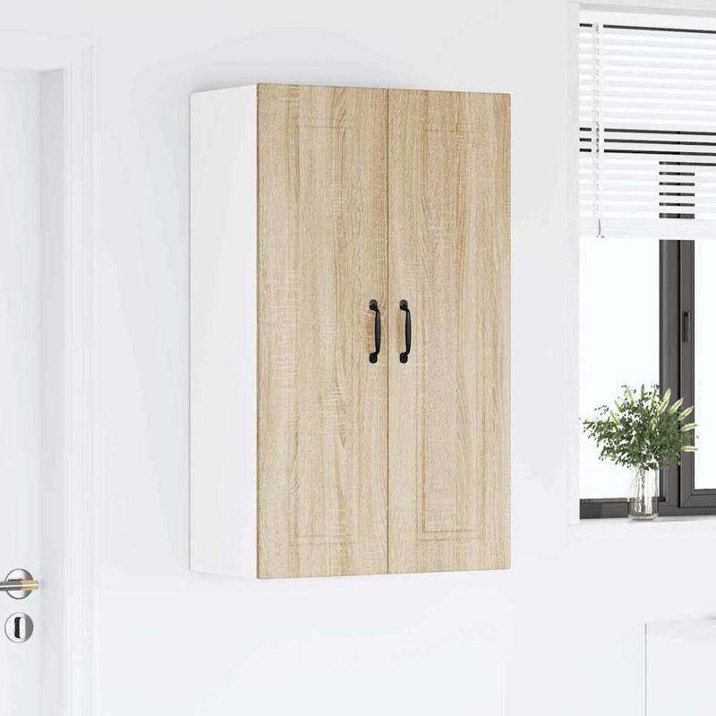 vidaXL Fali konyhaszekrény Sonoma tölgy 60 x 31 x 100 cm Faanyag