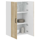 vidaXL Fali Szekrény PORTO Sonoma tölgy 60 x 31 x 100 cm Faanyag