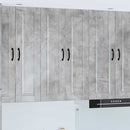 vidaXL Fali Szekrény PORTO Beton Szürke 60 x 31 x 100 cm Faanyag