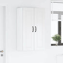 vidaXL Fali konyhaszekrény Magas Fényű Fehér 60 x 31 x 100 cm Faanyag