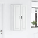 vidaXL Fali Szekrény PORTO Magas Fényű Fehér 60 x 31 x 100 cm