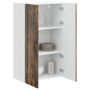 vidaXL Fali Szekrény PORTO Füstölt tölgy 60 x 31 x 100 cm Faanyag