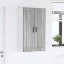 vidaXL Fali Szekrény PORTO Szürke Sonoma 60 x 31 x 100 cm Szerelt Fa
