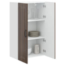 vidaXL Fali Szekrény PORTO Barna Tölgy 60 x 31 x 100 cm Faanyag