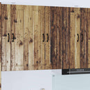 vidaXL Fali Szekrény PORTO Öreg fa 60 x 31 x 100 cm Faanyag
