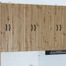 vidaXL Fali Szekrény PORTO Artisan tölgy 60 x 31 x 100 cm Faanyag