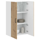 vidaXL Fali Szekrény PORTO Artisan tölgy 60 x 31 x 100 cm Faanyag