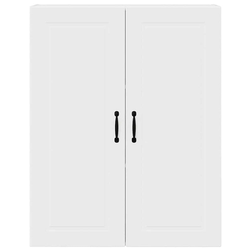 vidaXL Fali konyhaszekrény polcokkal Fehér 80 x 31 x 100 cm Faanyag