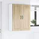 vidaXL Fali Szekrény PORTO Sonoma tölgy 80 x 31 x 100 cm Szerelt Fa