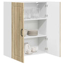 vidaXL Fali Szekrény PORTO Sonoma tölgy 80 x 31 x 100 cm Szerelt Fa