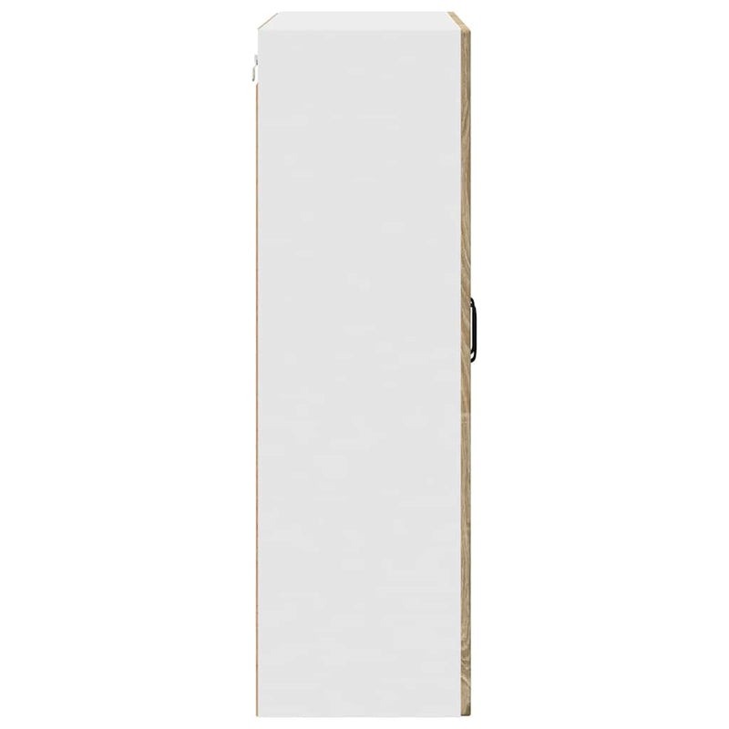 vidaXL Fali konyhaszekrény Sonoma tölgy 80 x 31 x 100 cm Faanyag