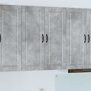 vidaXL Fali Szekrény PORTO Beton Szürke 80 x 31 x 100 cm Faanyag
