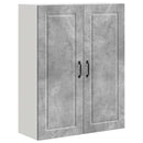 vidaXL Fali Szekrény PORTO Beton Szürke 80 x 31 x 100 cm Faanyag