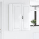 vidaXL Fali Szekrény PORTO Magas Fényű Fehér 80 x 31 x 100 cm