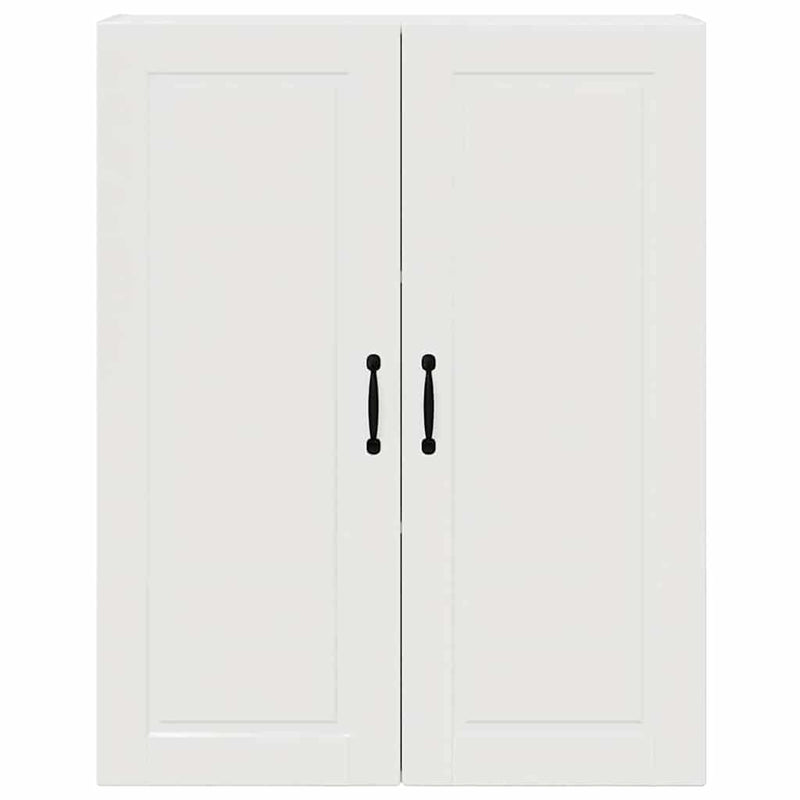 vidaXL Fali konyhaszekrény Magas Fényű Fehér 80 x 31 x 100 cm Faanyag