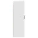 vidaXL Fali Szekrény PORTO Magas Fényű Fehér 80 x 31 x 100 cm Faanyag