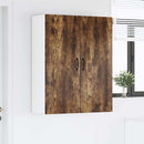 vidaXL Fali konyhaszekrény Füstölt tölgy 80 x 31 x 100 cm Faanyag