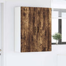 vidaXL Fali Szekrény PORTO Füstölt tölgy 80 x 31 x 100 cm Faanyag