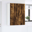 vidaXL Fali Szekrény PORTO Füstölt tölgy 80 x 31 x 100 cm Faanyag