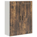 vidaXL Fali Szekrény PORTO Füstölt tölgy 80 x 31 x 100 cm Faanyag