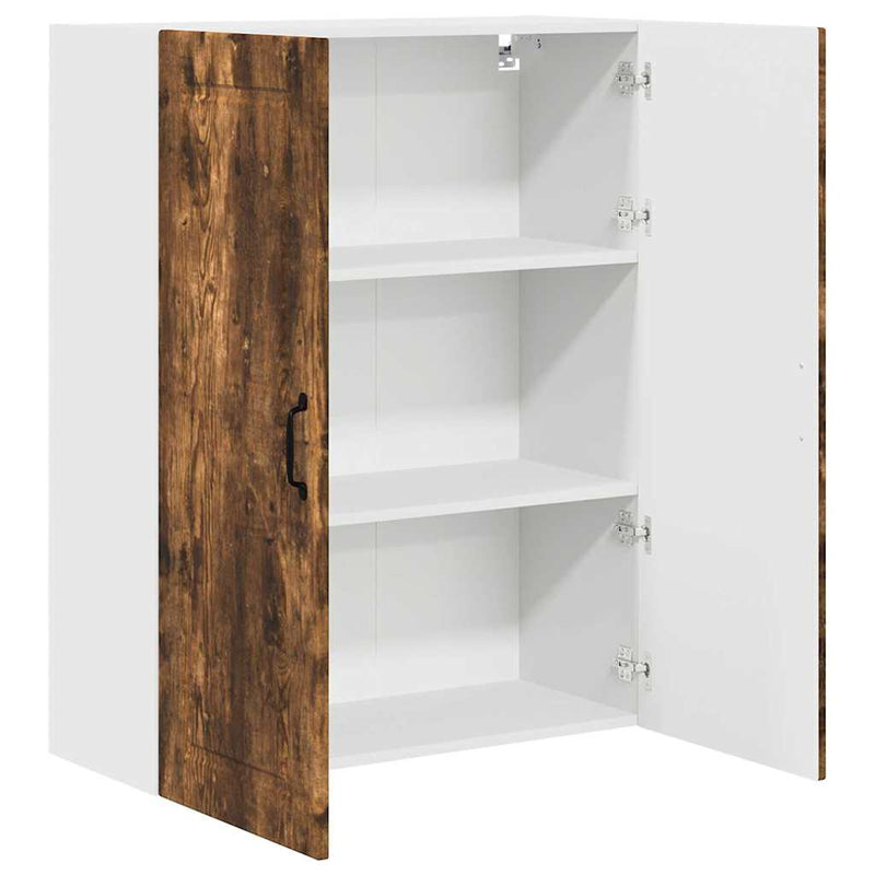 vidaXL Fali konyhaszekrény Füstölt tölgy 80 x 31 x 100 cm Faanyag