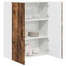 vidaXL Fali konyhaszekrény Füstölt tölgy 80 x 31 x 100 cm Faanyag