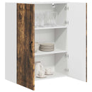 vidaXL Fali Szekrény PORTO Füstölt tölgy 80 x 31 x 100 cm Faanyag