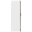 vidaXL Fali Szekrény PORTO Füstölt tölgy 80 x 31 x 100 cm Faanyag