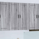 vidaXL Fali Szekrény PORTO Szürke Sonoma 80 x 31 x 100 cm Faanyag