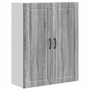 vidaXL Fali Szekrény PORTO Szürke Sonoma 80 x 31 x 100 cm Faanyag