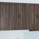 vidaXL Fali Szekrény PORTO Barna Tölgy 80 x 31 x 100 cm Faanyag