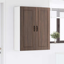 vidaXL Fali Szekrény PORTO Barna Tölgy 80 x 31 x 100 cm Szerelt Fa