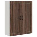 vidaXL Fali Szekrény PORTO Barna Tölgy 80 x 31 x 100 cm Faanyag