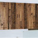 vidaXL Fali Szekrény PORTO Öreg fa 80 x 31 x 100 cm Faanyag